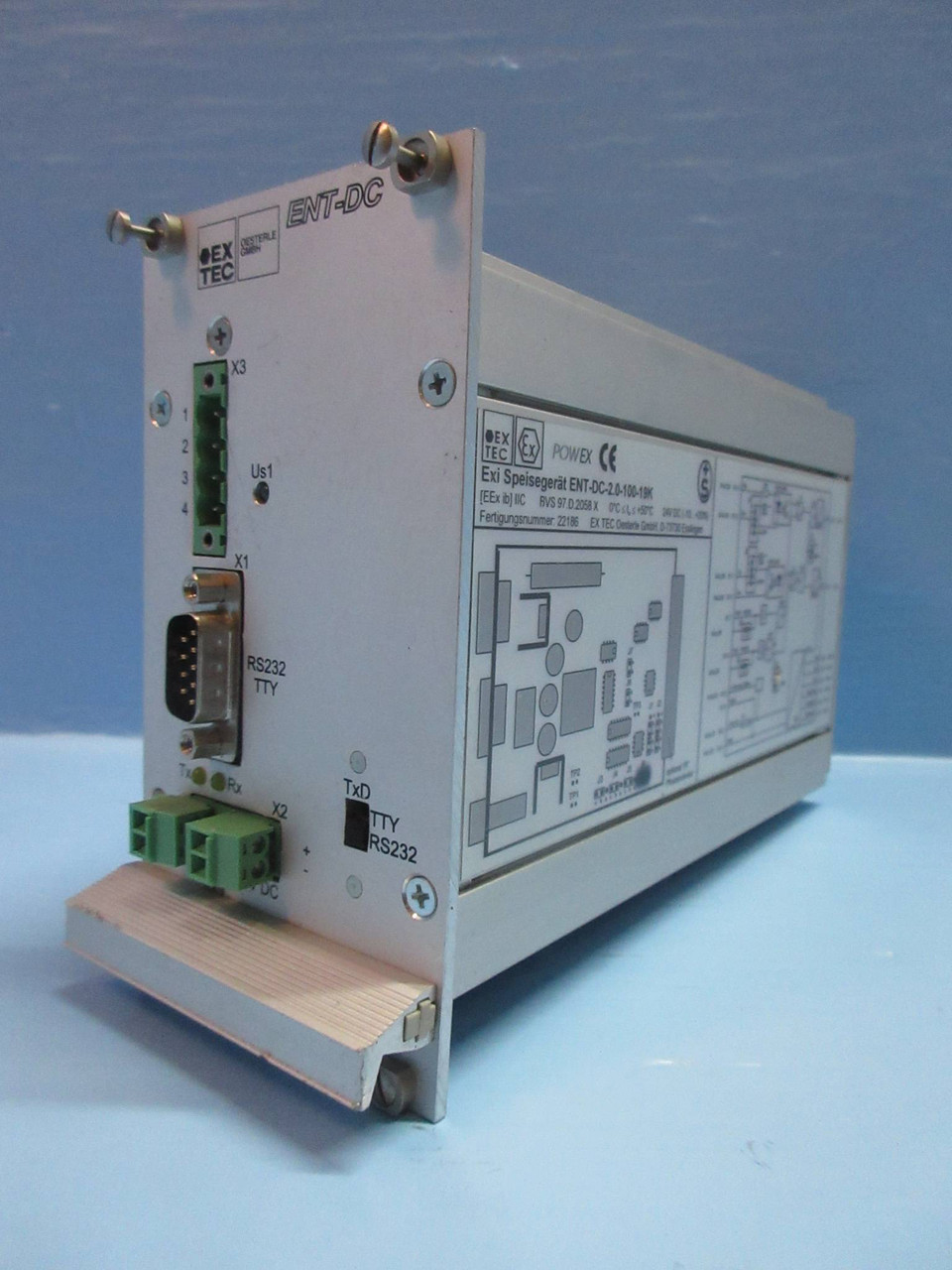 Image of Ex-Tec Pow-Ex ENT-DC-2.0-100-19K Power Supply Module Exi Speisegerat ENT-DC