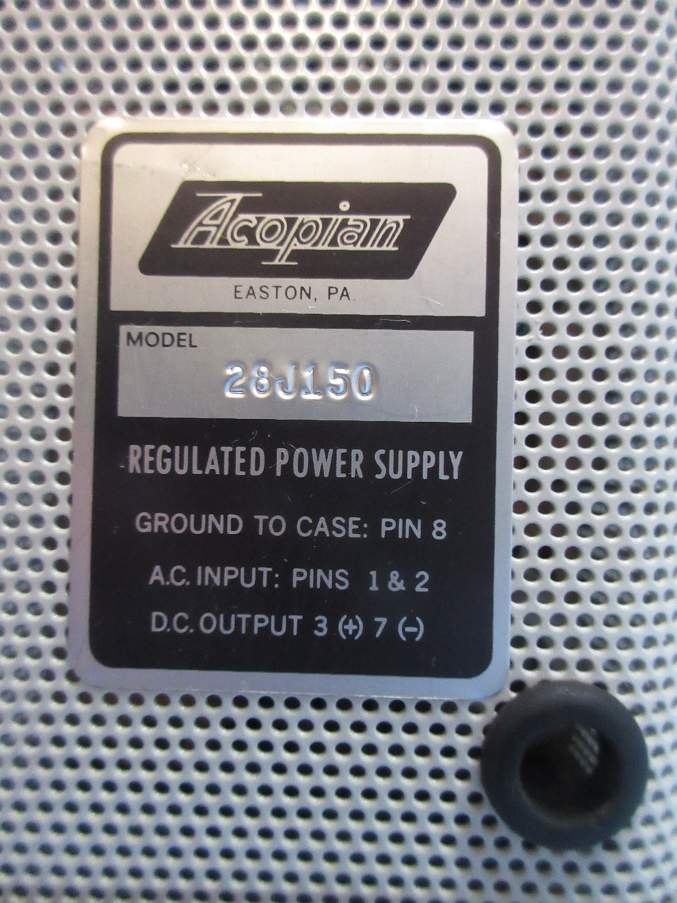 Acopian 28J150 Regulated Power Supply (TK4050-2)