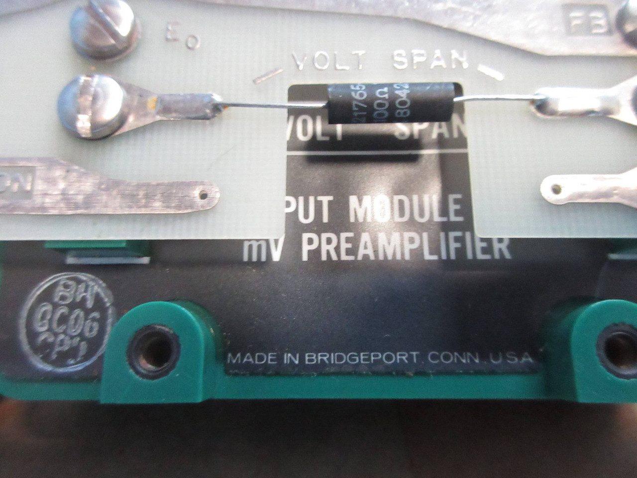 NEW Bell & Howell 19-101B Board & mV Output 380715-01 and Input Module 222420-01 (TK4087-2)