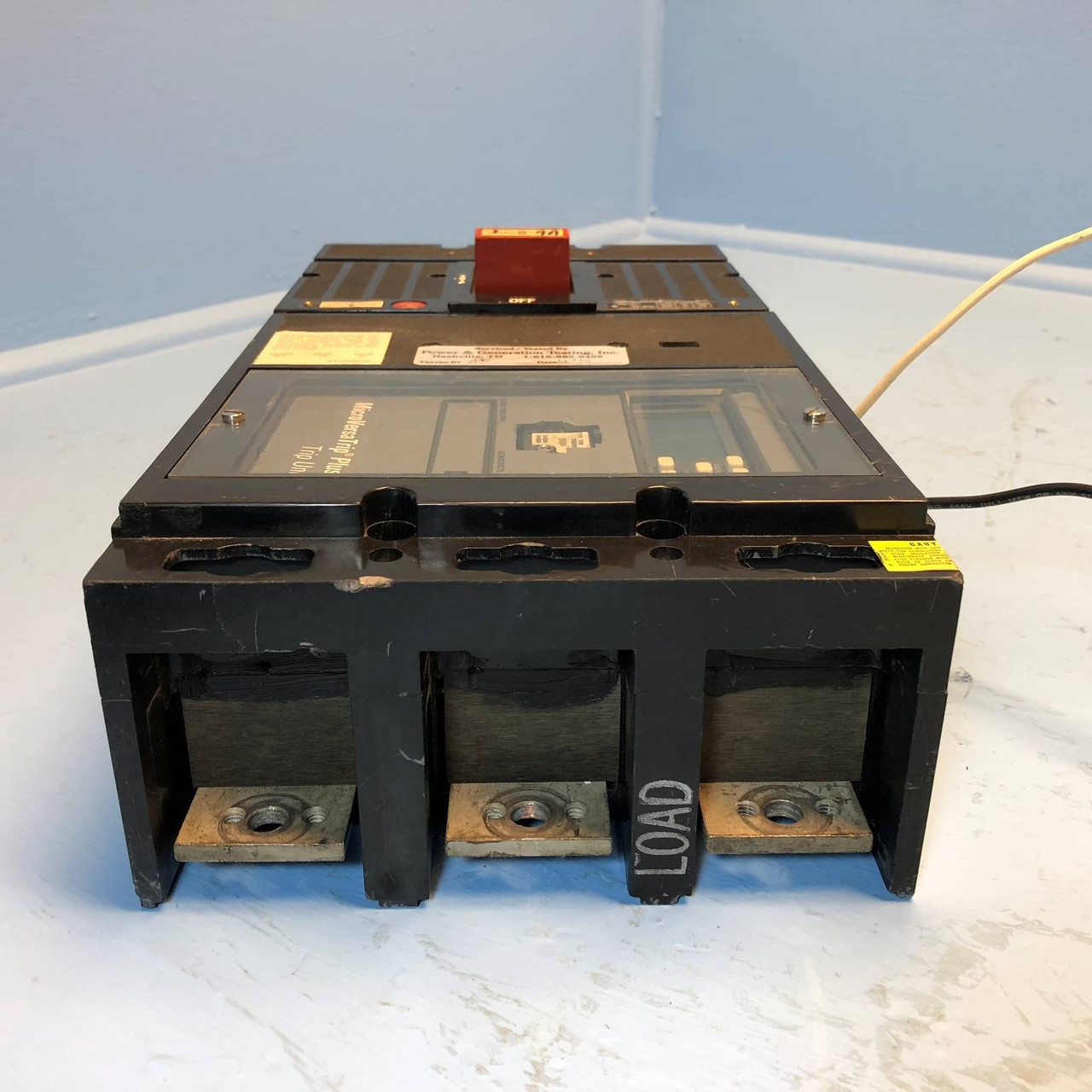 GE THJ9VF26 600 Amp LSIG Breaker C206LSIGR 600A Trip/Plug TR6B General Electric (EM2927-1)