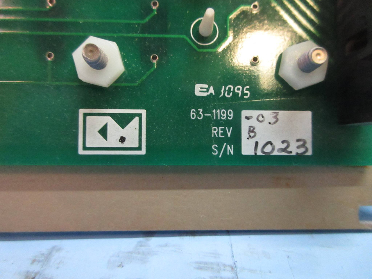KM Kistler-Morse Multi-Vessel System Controller Screen w/ PC Board 63-1199-03 (TK4132-1)
