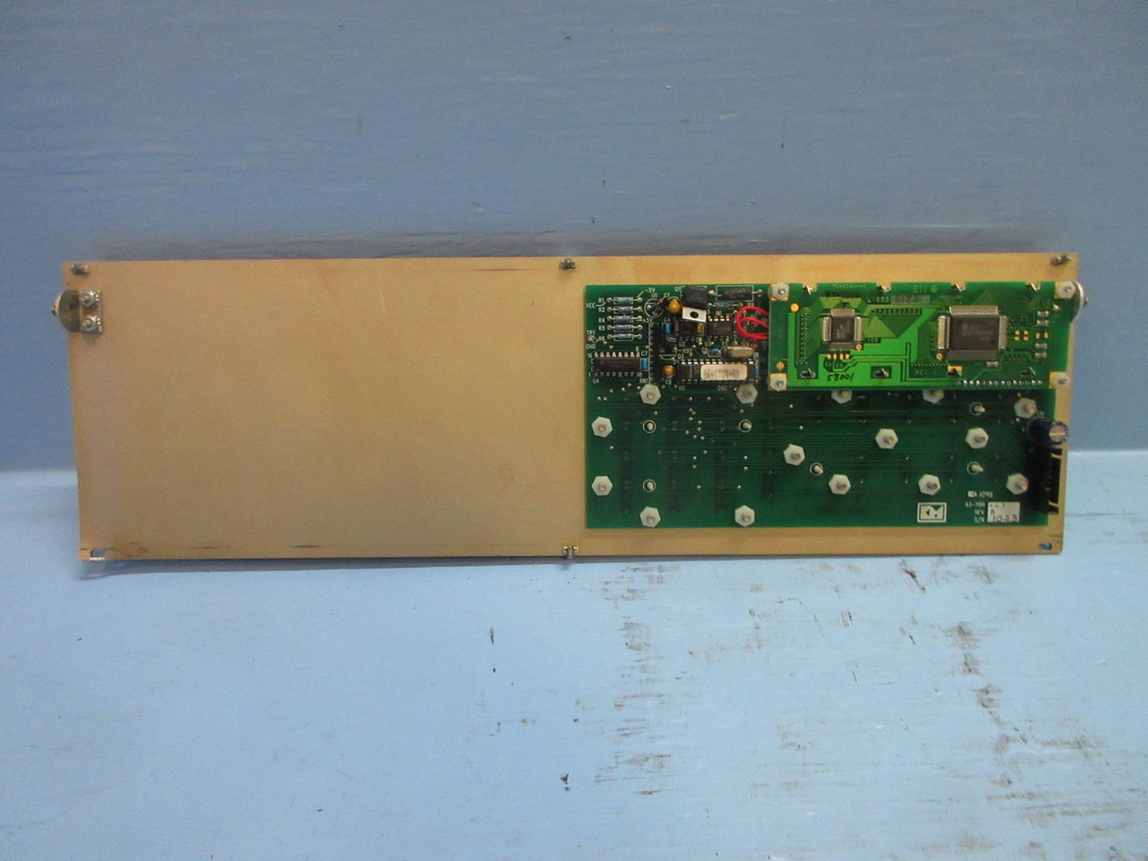 KM Kistler-Morse Multi-Vessel System Controller Screen w/ PC Board 63-1199-03 (TK4132-1)