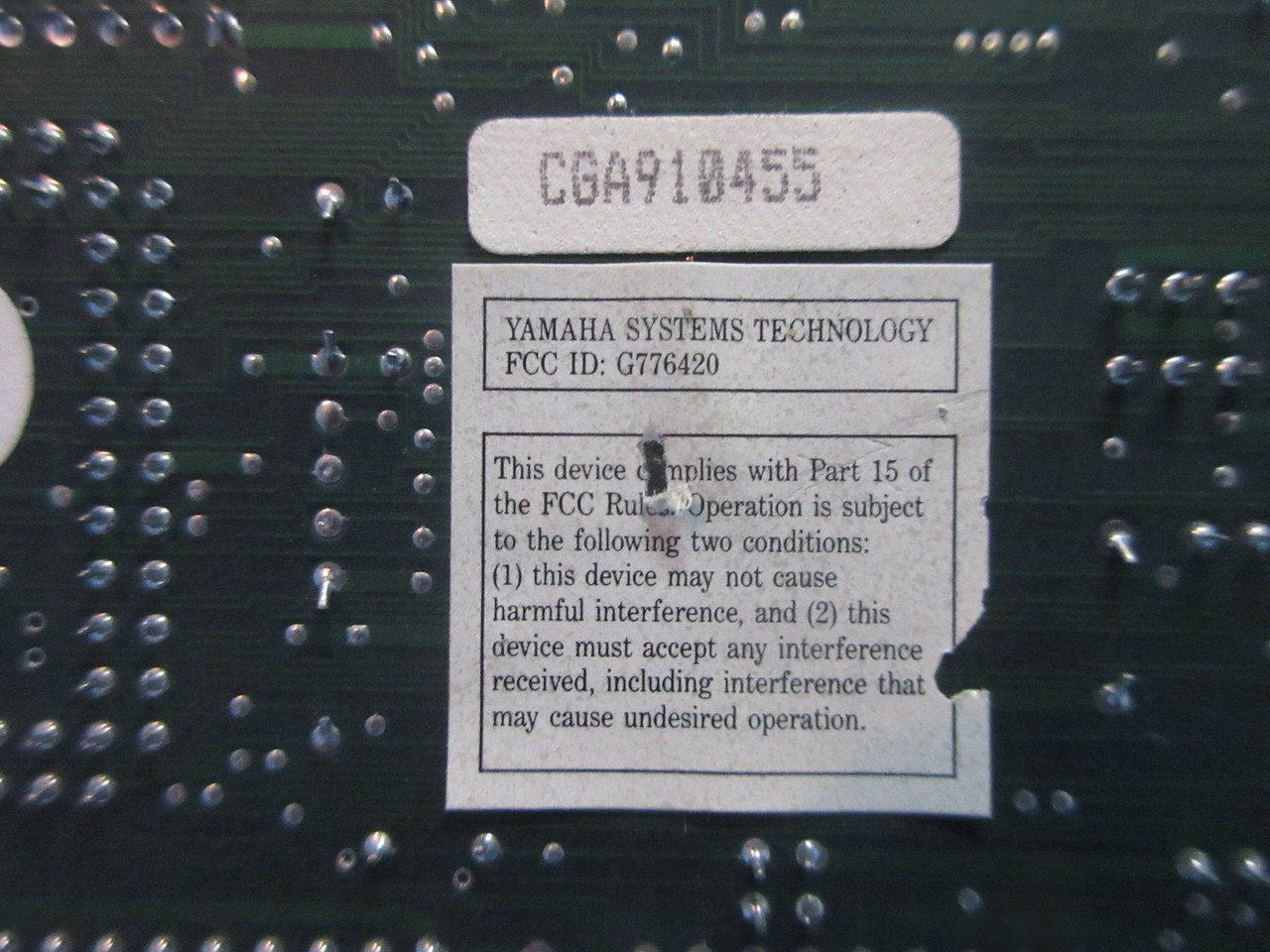 Yamaha Systems Technology YDM6420 Display Master Module PLC CGA910455 (TK4146-6)