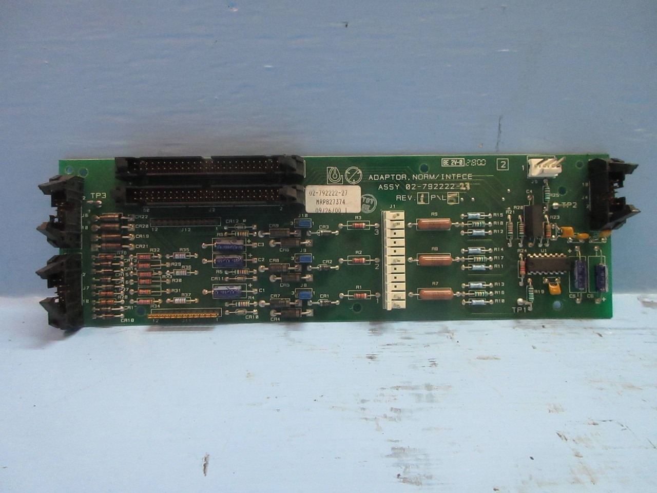 Liebert Emerson 02-792222-27 Rev. 1 Adaptor Norm / Interface Board PLC (TK4142-1)