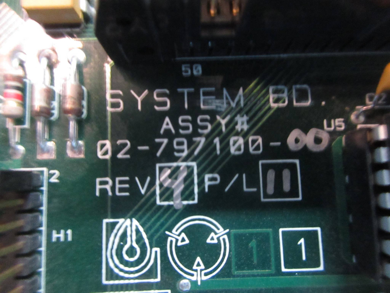 Liebert Emerson 02-797100-00 Rev. 4 System Board PLC (TK4158-1)