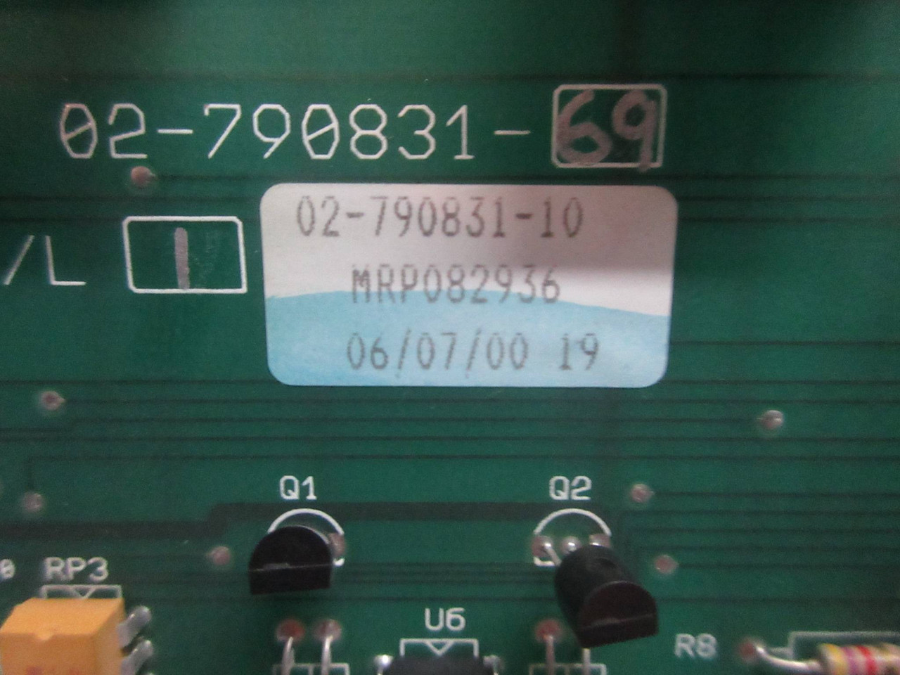 Liebert Emerson 02-790831-69 Rev. 2 Interface Board PLC MRP082936 (TK4156-3)