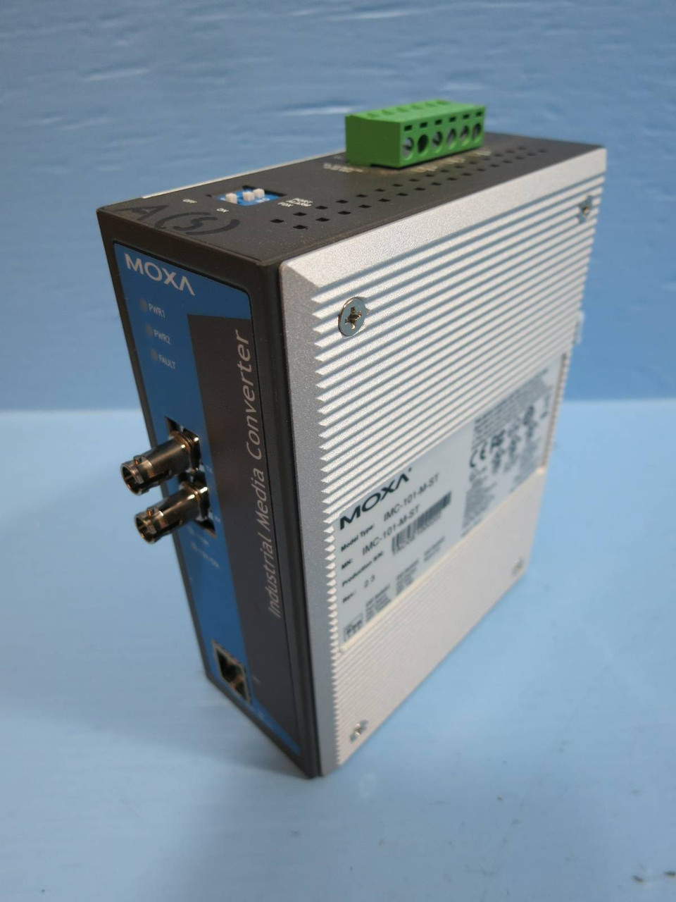 Image of Moxa IMC-101-M-ST Industrial Media Converter IMC101MST 100M Ethernet Fiber