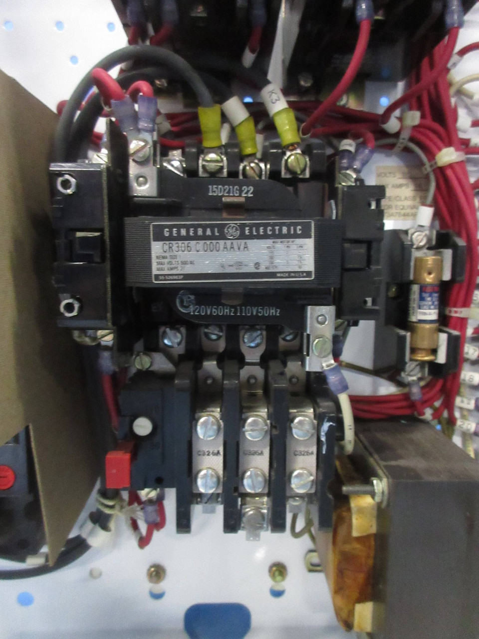 General Electric GE 8000 Size 1 Starter 7 Amp Breaker Type 18" MCC Bucket 7A TEC (TK4181-91)