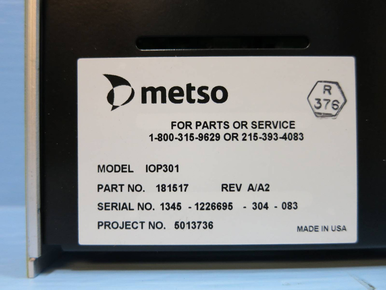 Valmet Metso Automation IOP301 181517 Rev A/A2 Isolated Analog Input Module PLC (NP2010-68)