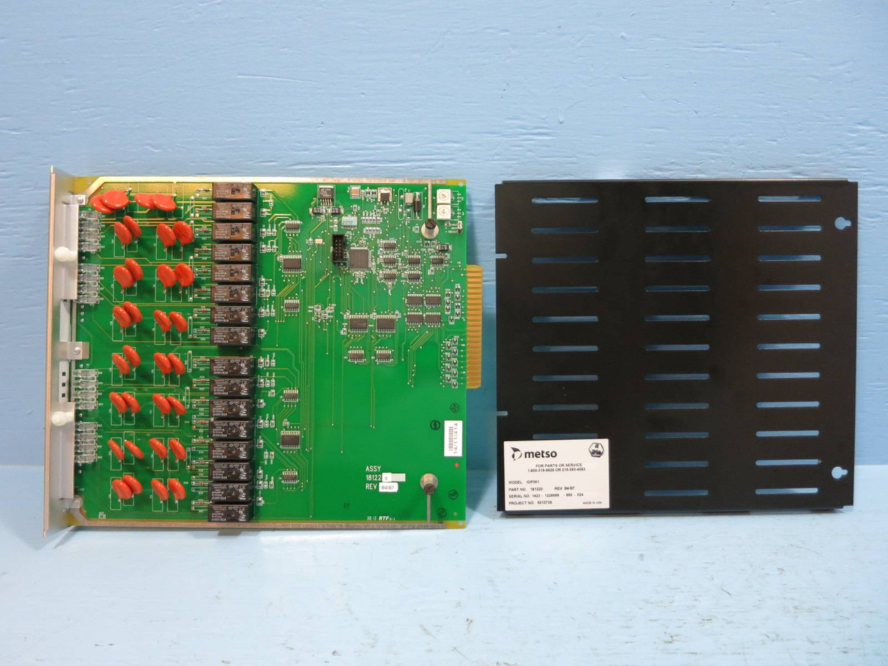 Valmet Metso Automation IOP351 181220 Rev B4/B7 Relay Output Module PLC Out (NP2012-295)