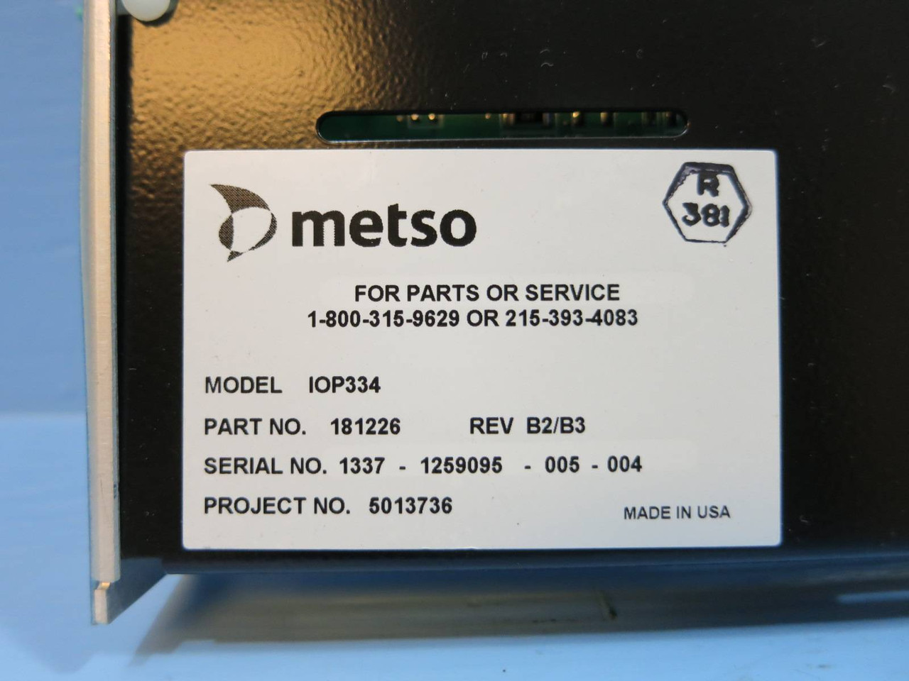 Valmet Metso Automation IOP334 181226 Rev B2/B3 Isolated Digital Input Module (NP2013-21)
