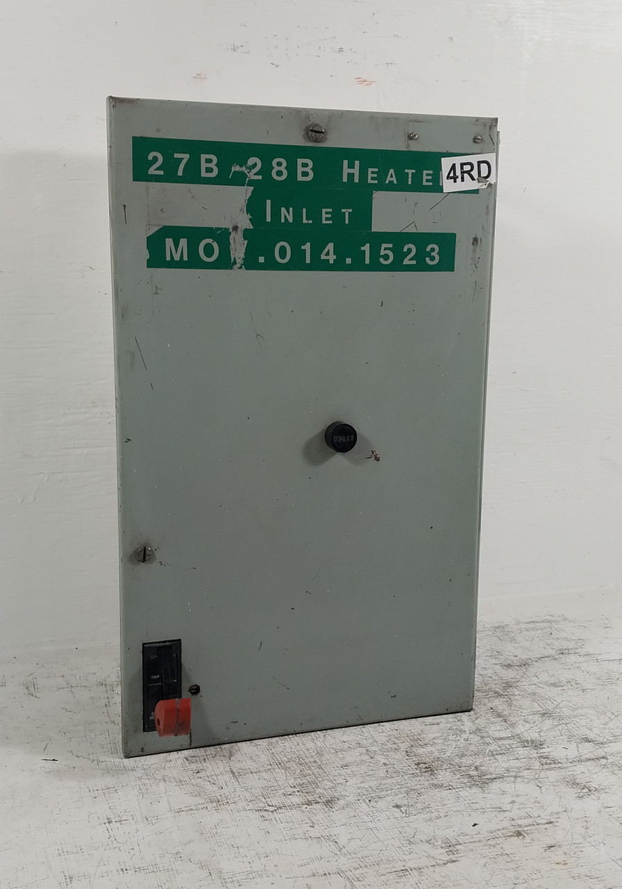 General Electric GE 8000 Size 1 Reversing Starter 15 Amp Breaker 24" MCC Bucket (TK4192-92)