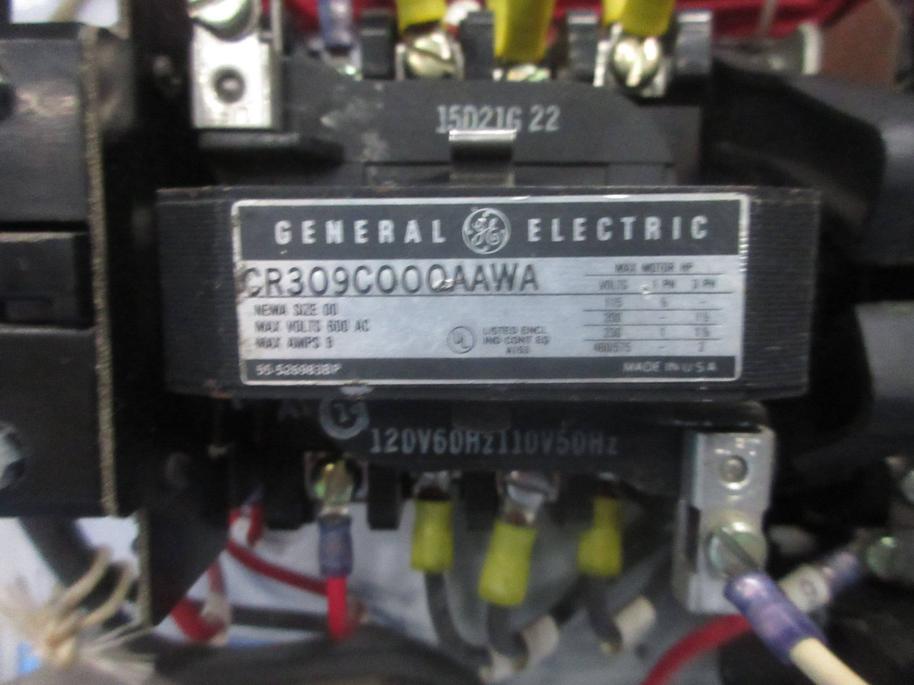 General Electric GE 8000 Size 0 Reversing Starter 3 Amp Breaker 24" MCC Bucket (TK4189-2)