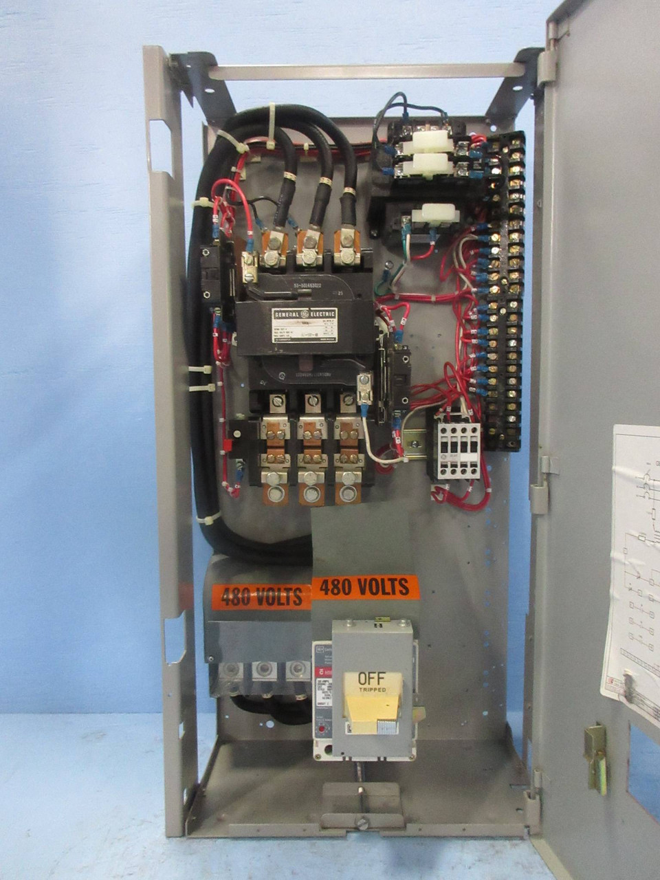 General Electric GE 8000 Size 4 Starter 100 Amp Breaker Type 30" MCC Bucket 100A (TK4194-4)