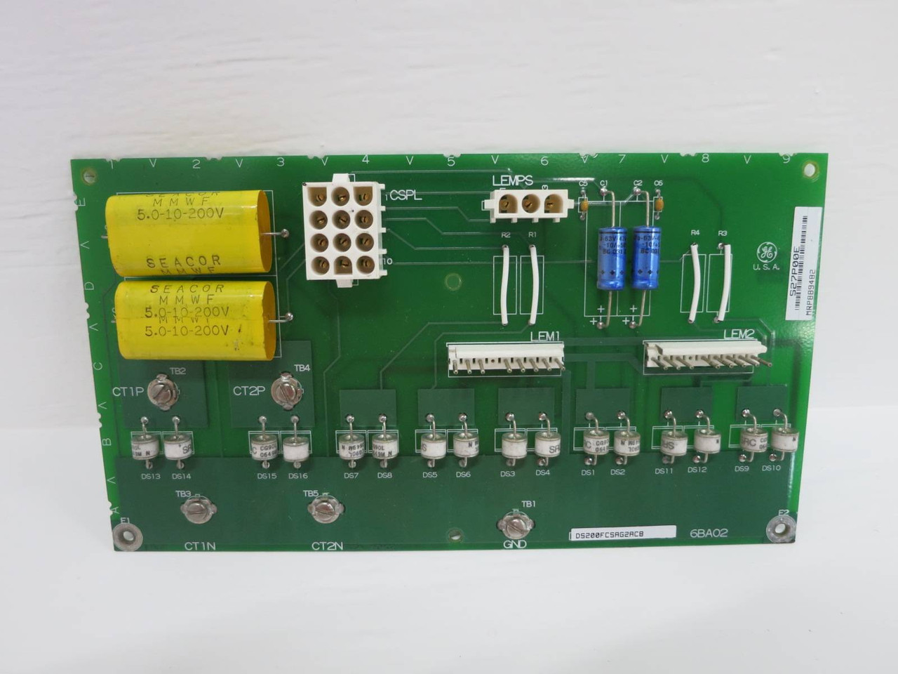 Image of GE DS200FCSAG2A-CB Mark V Turbine Control Current Sensing Interface Board LCI