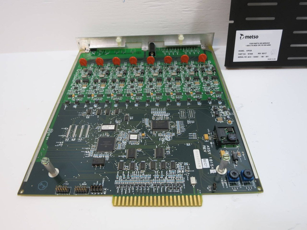 Valmet Metso Automation IOP320 181545 Rev B2/C7 Analog Output Module PLC IOP 320 (NP2043-1)