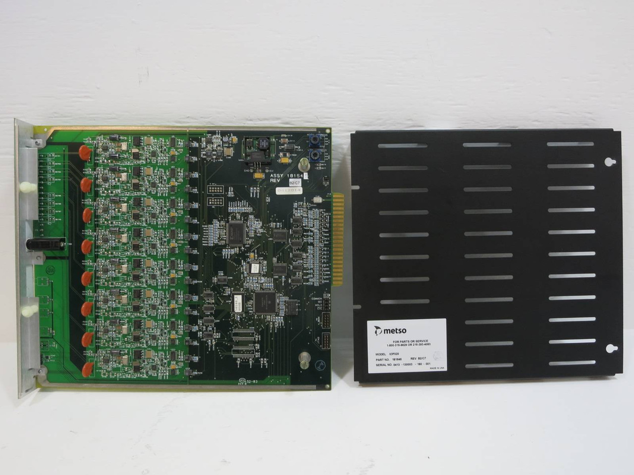 Valmet Metso Automation IOP320 181545 Rev B2/C7 Analog Output Module PLC IOP 320 (NP2043-1)