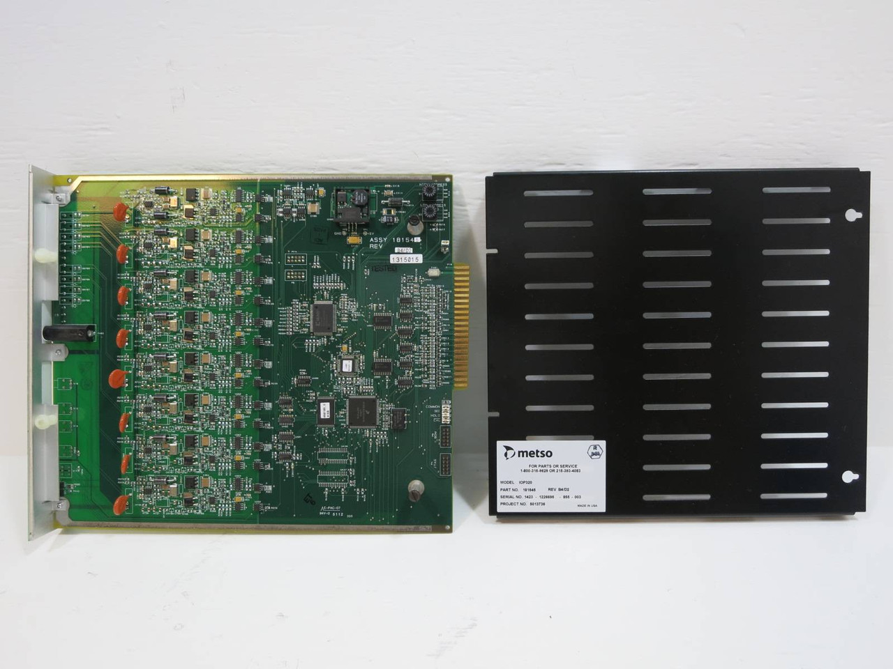 Valmet Metso Automation IOP320 181545 Rev B4/D2 Analog Output Module PLC IOP 320 (NP2044-15)