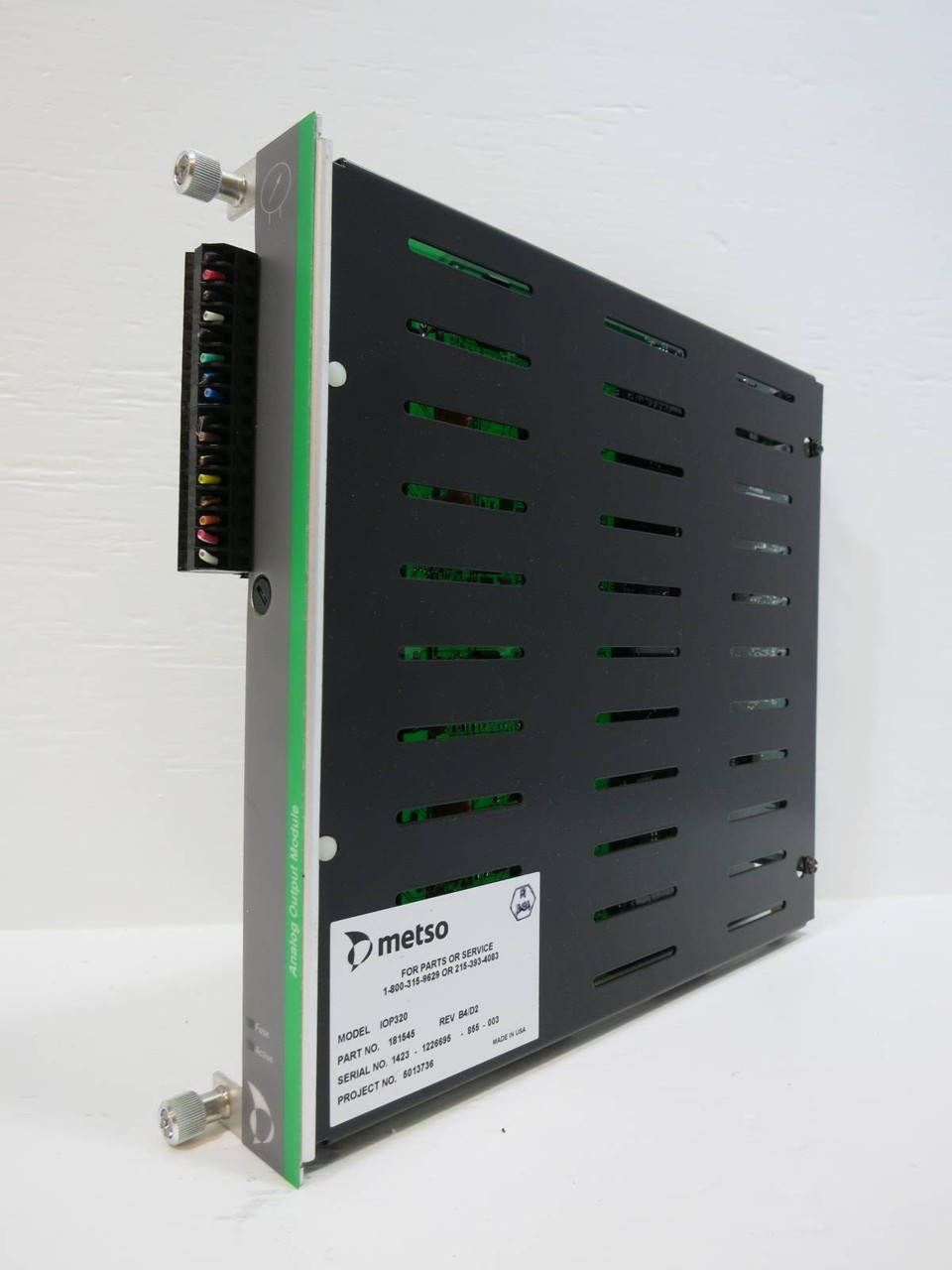 Valmet Metso Automation IOP320 181545 Rev B4/D2 Analog Output Module PLC IOP 320 (NP2044-15)