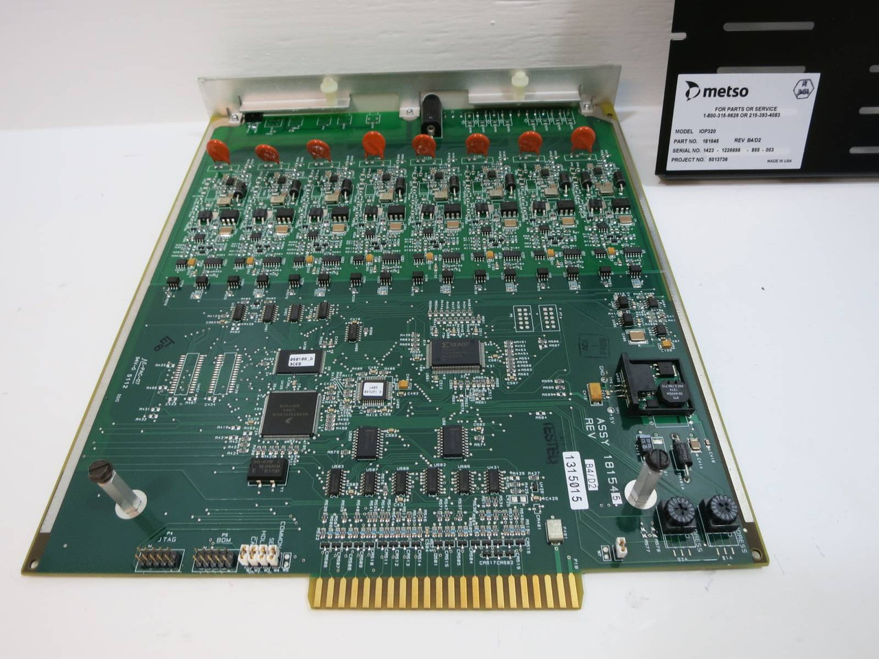 Valmet Metso Automation IOP320 181545 Rev B4/D2 Analog Output Module PLC IOP 320 (NP2044-15)