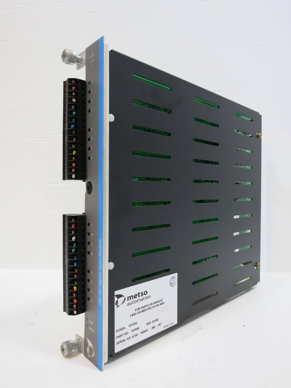 Valmet Metso Automation IOP330 181506 Rev B1/B2 Digital Input Module DC 24V (NP2045-8)