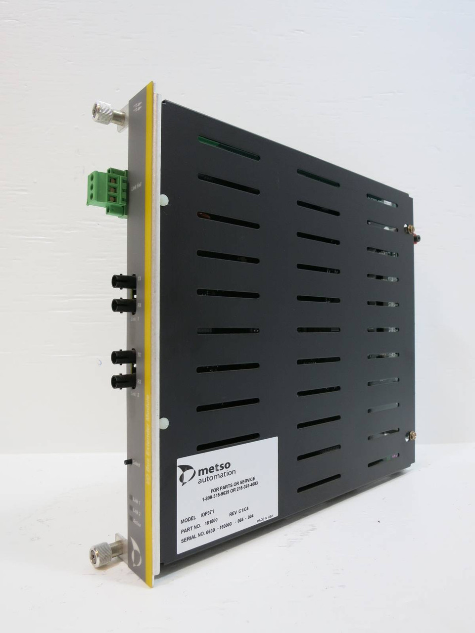 Valmet Metso Automation IOP371 181500 Rev C1/C4 I/O Bus Extender Module PLC (NP2050-4)