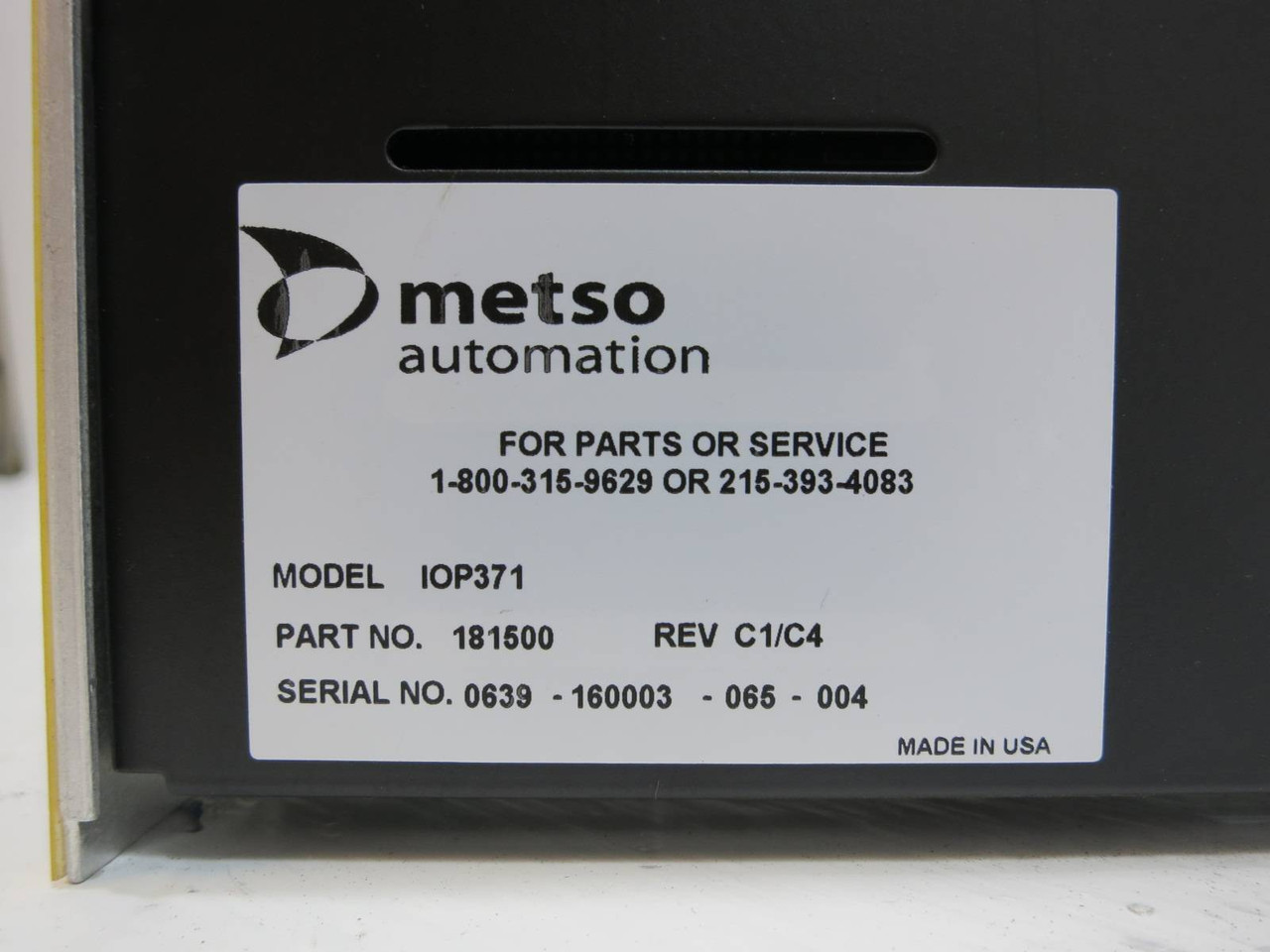 Valmet Metso Automation IOP371 181500 Rev C1/C4 I/O Bus Extender Module PLC (NP2050-4)