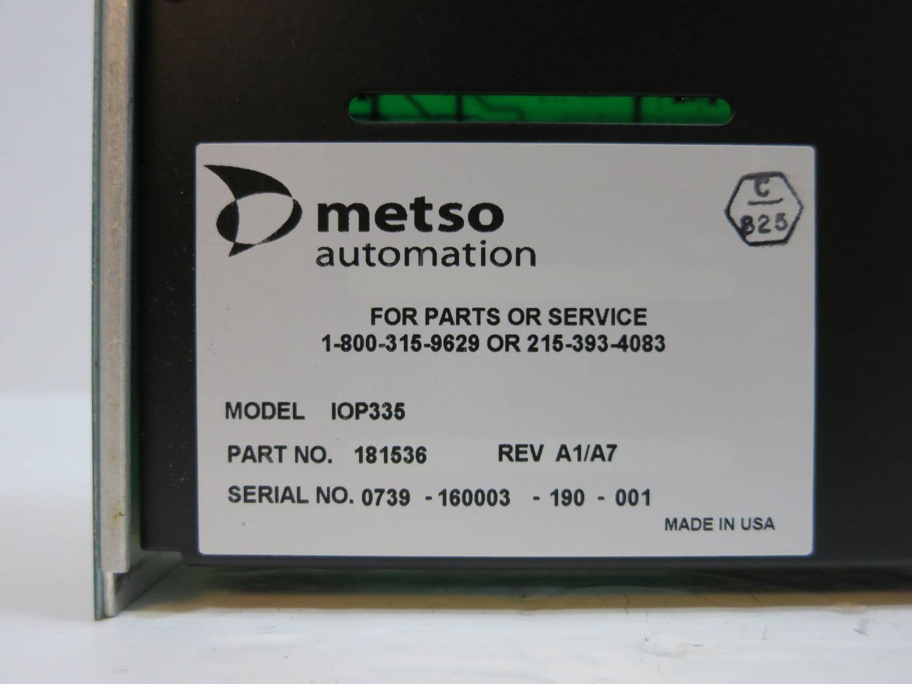 Valmet Metso Automation IOP335 181536 Rev A1/A7 Counter/Timer Module PLC IOP 335 (NP2046-4)