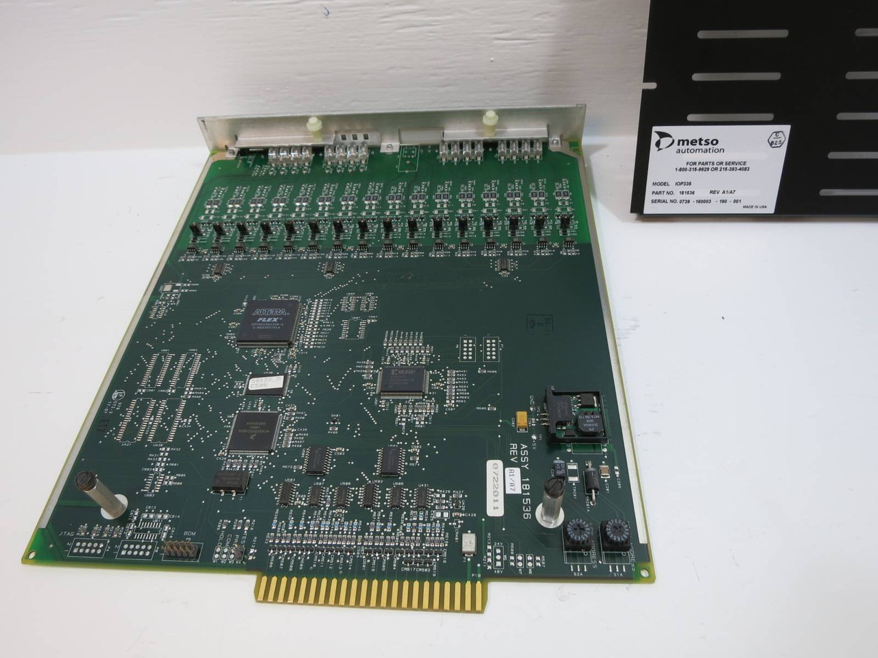 Valmet Metso Automation IOP335 181536 Rev A1/A7 Counter/Timer Module PLC IOP 335 (NP2046-4)