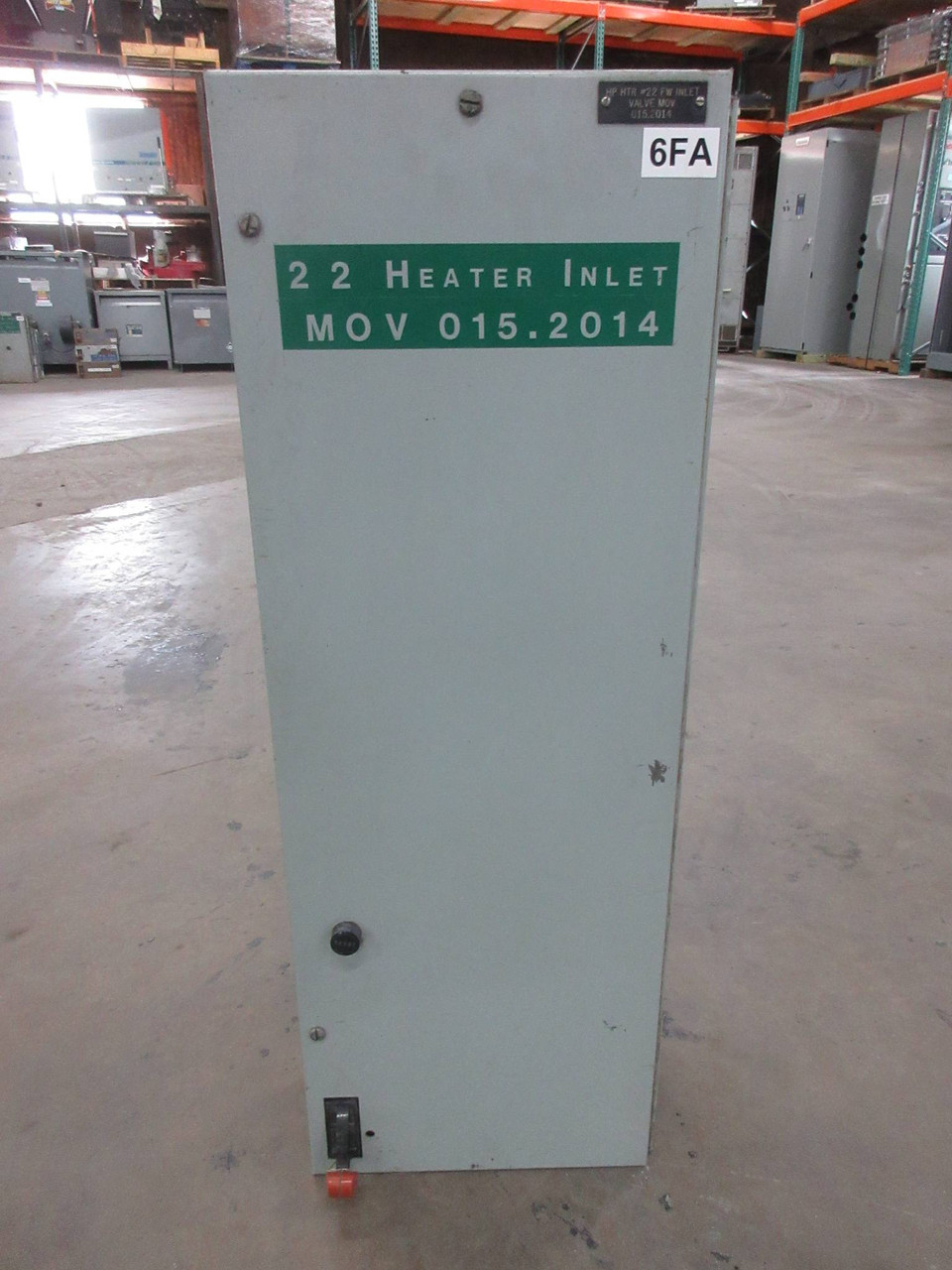 General Electric GE 8000 Size 3 Reversing Starter 100 Amp Breaker 42" MCC Bucket (TK4203-10)