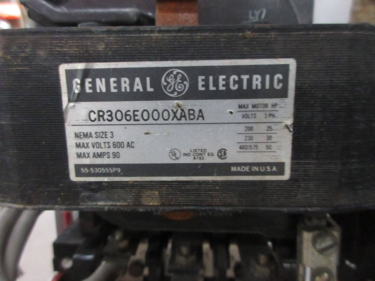 General Electric GE 8000 Size 3 Reversing Starter 100 Amp Breaker 42" MCC Bucket (TK4203-10)