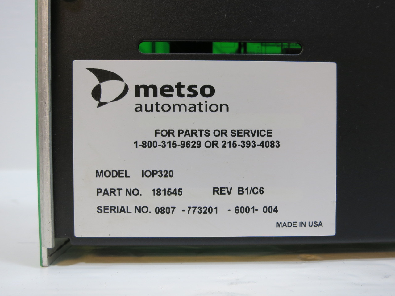 Valmet Metso Automation IOP320 181545 Rev B1/C6 Analog Output Module PLC IOP 320 (NP2042-4)