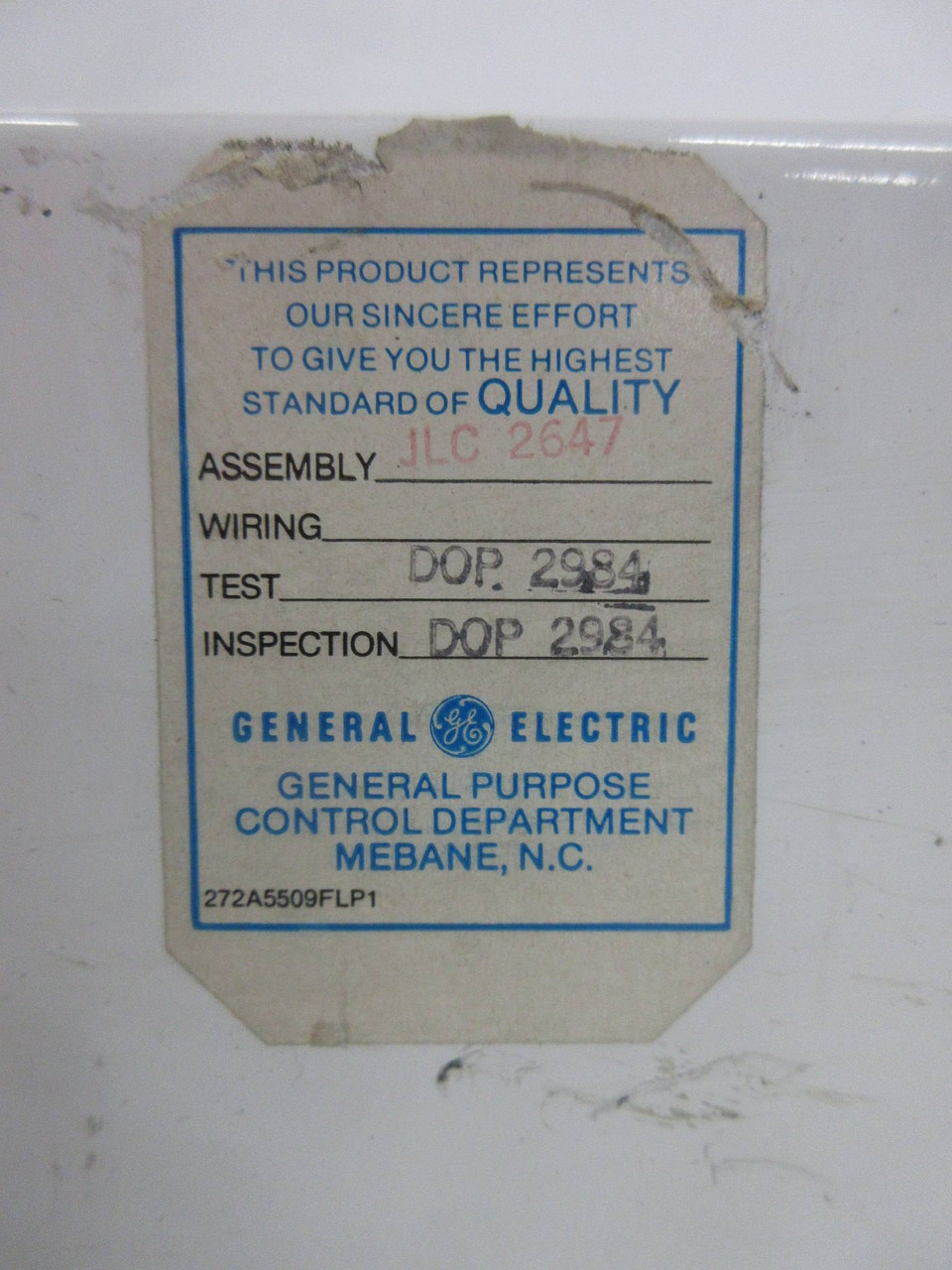 General Electric GE 8000 30 Amp Breaker MCC Feeder Switch without stabs 30A (TK4230-1)