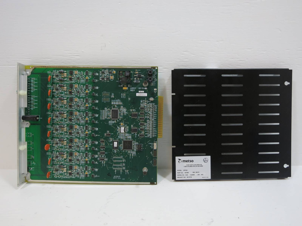 Valmet Metso Automation IOP320 181545 Rev B3/D1 Analog Output Module PLC IOP 320 (NP2048-1)