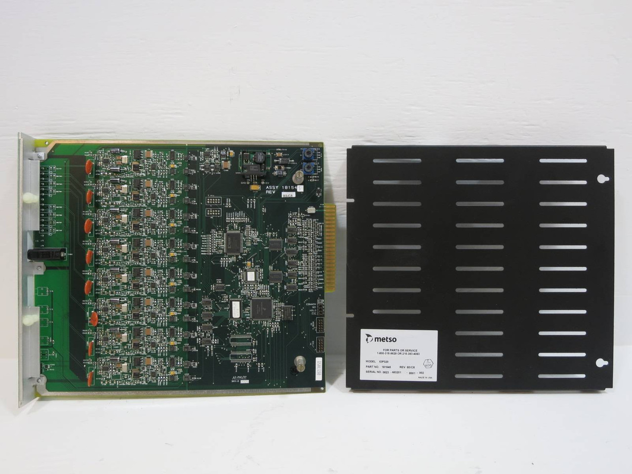 Valmet Metso Automation IOP320 181545 Rev B3/C8 Analog Output Module PLC IOP 320 (NP2047-2)