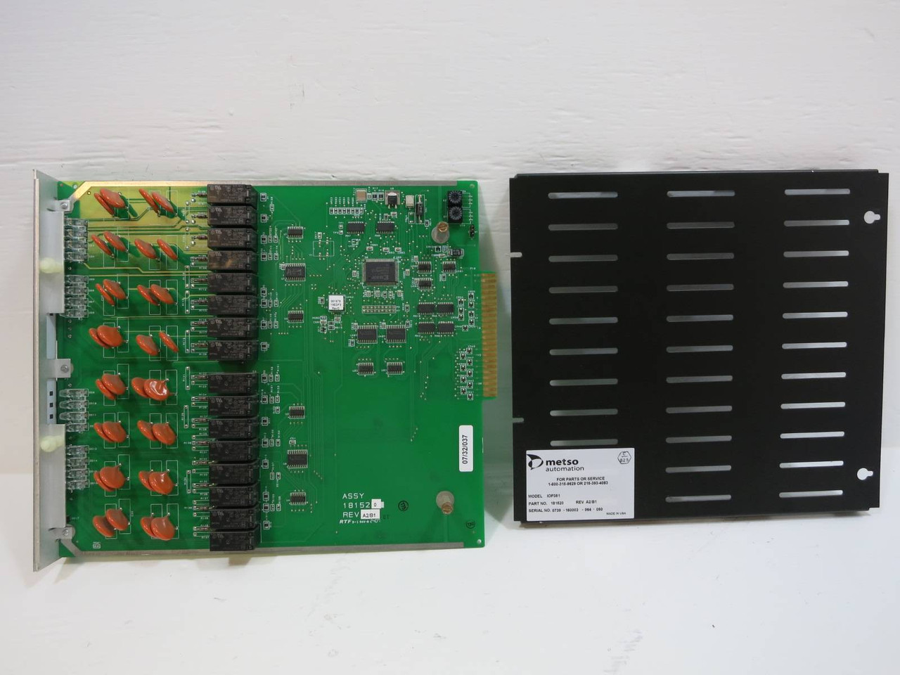 Valmet Metso Automation IOP351 181520 Rev A2/B1 Relay Output Module PLC Out Form (NP2056-2)