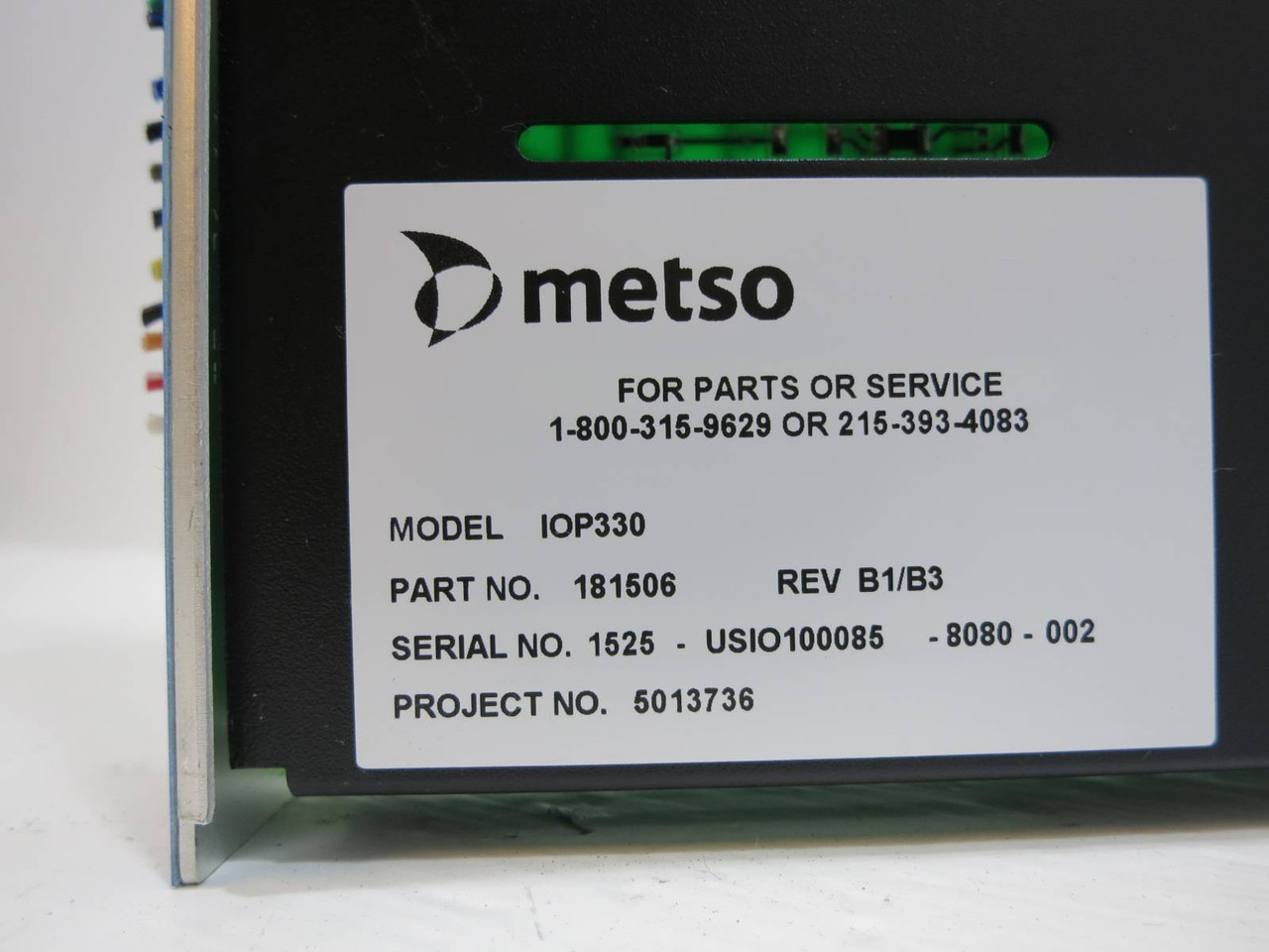 Valmet Metso Automation IOP330 181506 Rev B1/B3 Digital Input Module DC 24V (NP2052-9)
