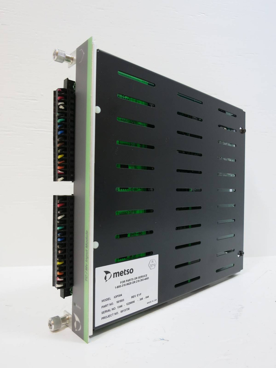 Valmet Metso Automation IOP304 181503 Rev E1/F TC/Mv Input Module PLC IOP 304 In (NP2053-22)