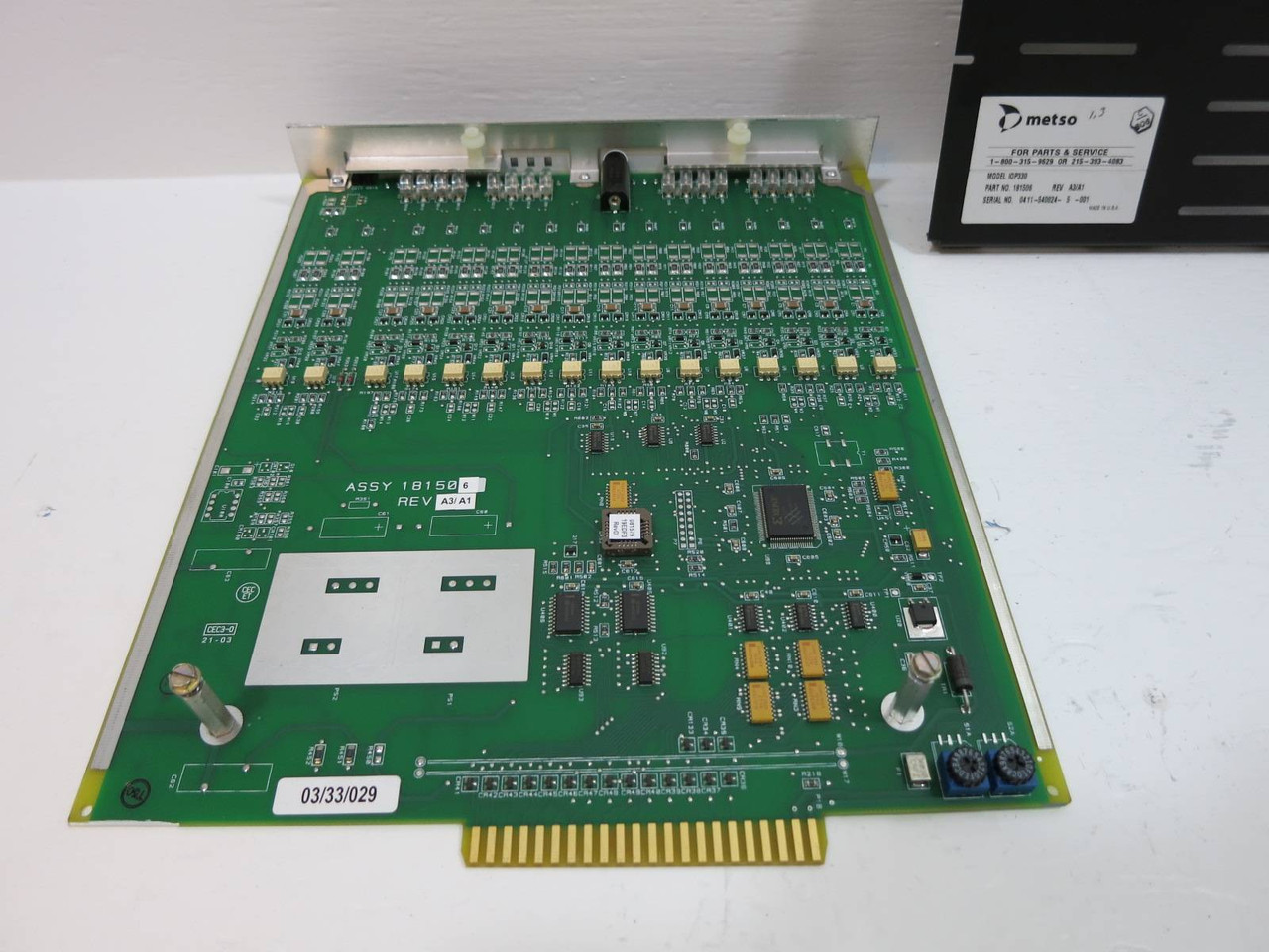 Valmet Metso Automation IOP330 181506 Rev A3/A1 Digital Input Module DC 24V (NP2058-1)