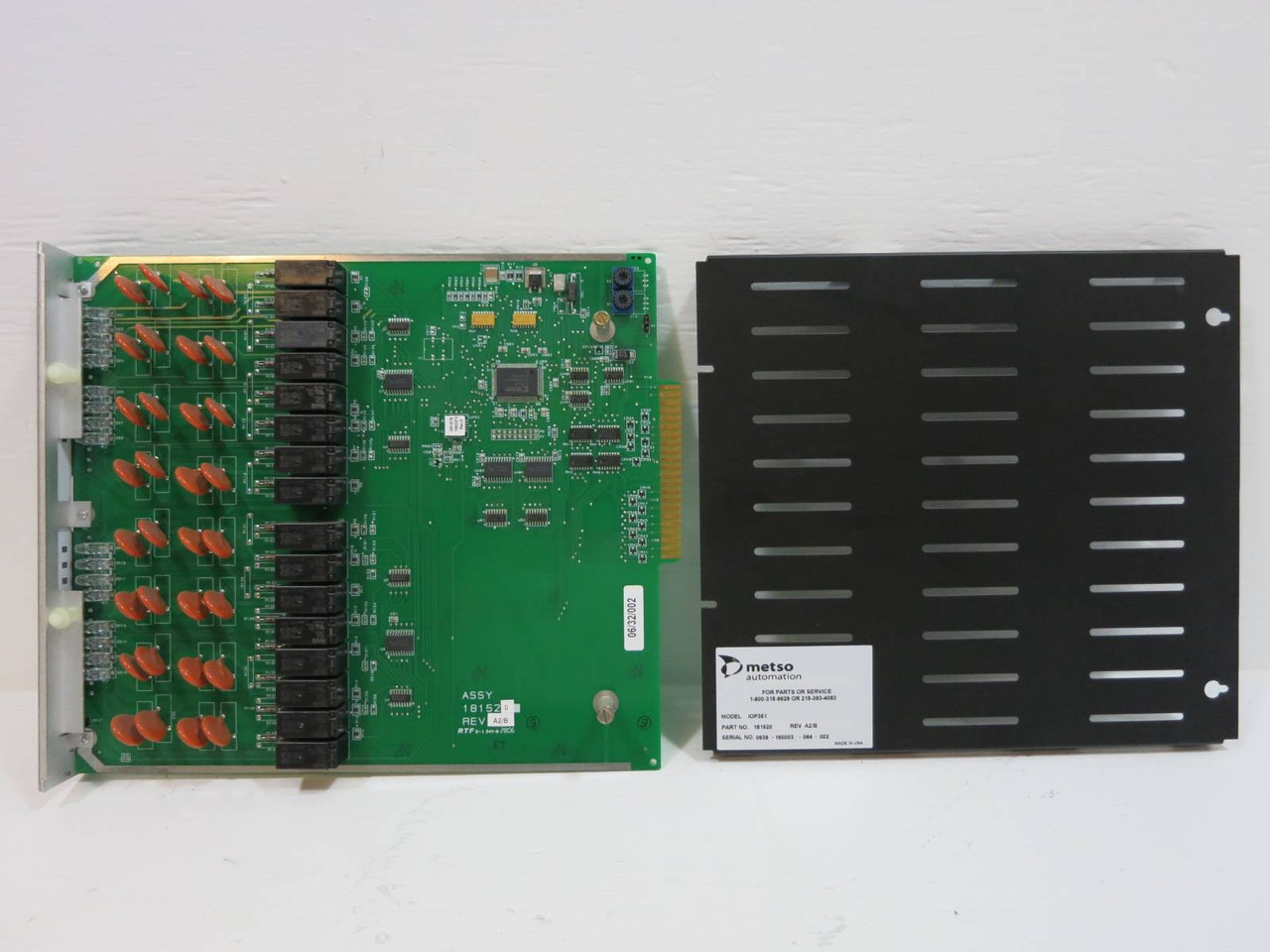 Valmet Metso Automation IOP351 181520 Rev A2/B Relay Output Module PLC Out Form (NP2057-21)