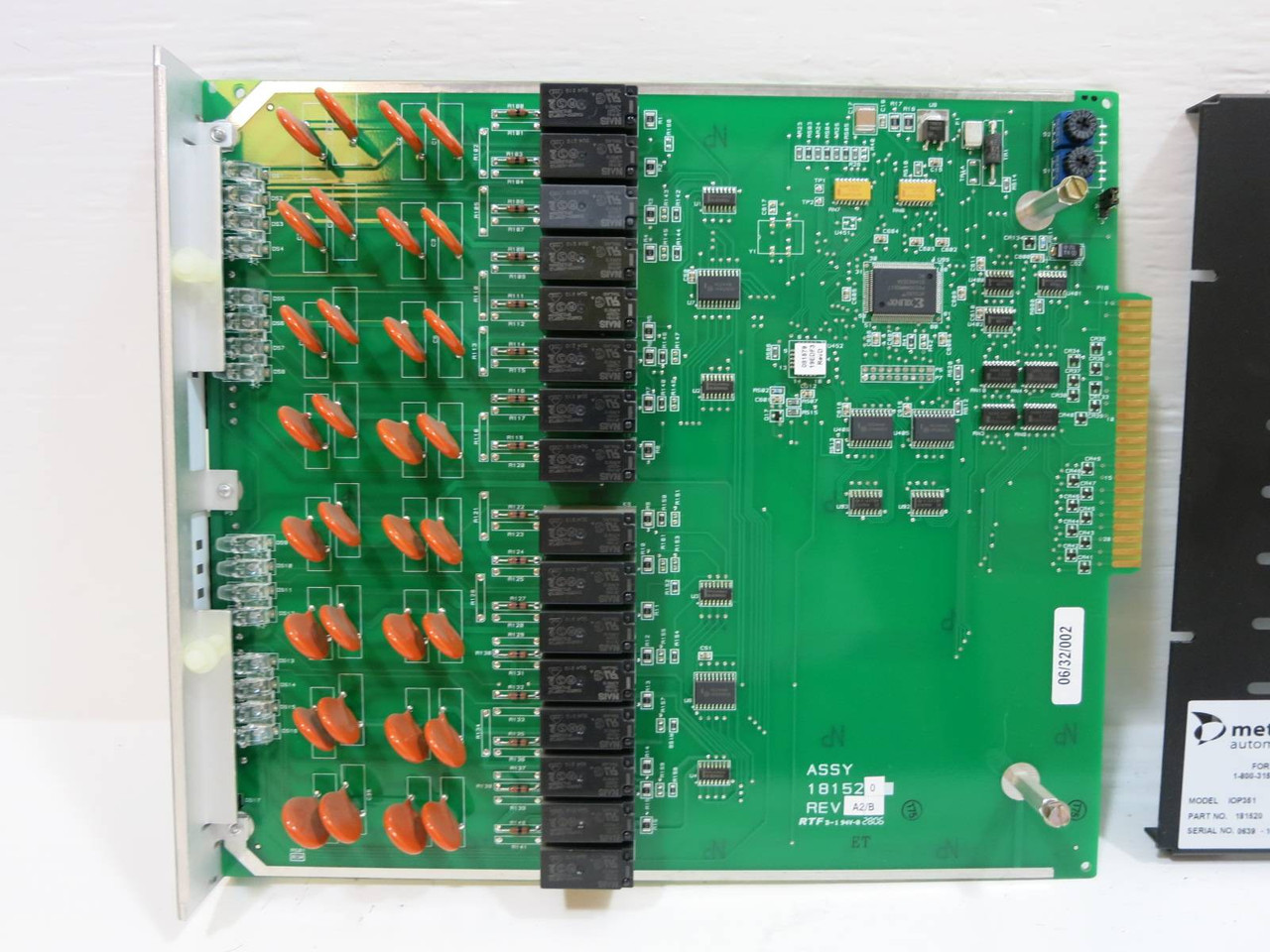 Valmet Metso Automation IOP351 181520 Rev A2/B Relay Output Module PLC Out Form (NP2057-21)