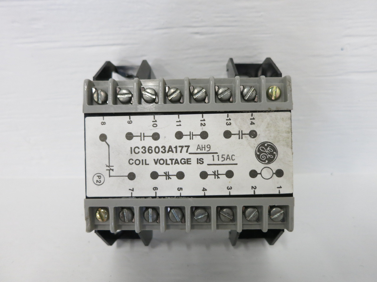 Image of General Electric IC3603A177AH9 Relay Module GE IC3603A177-AH9 115V 115 VAC