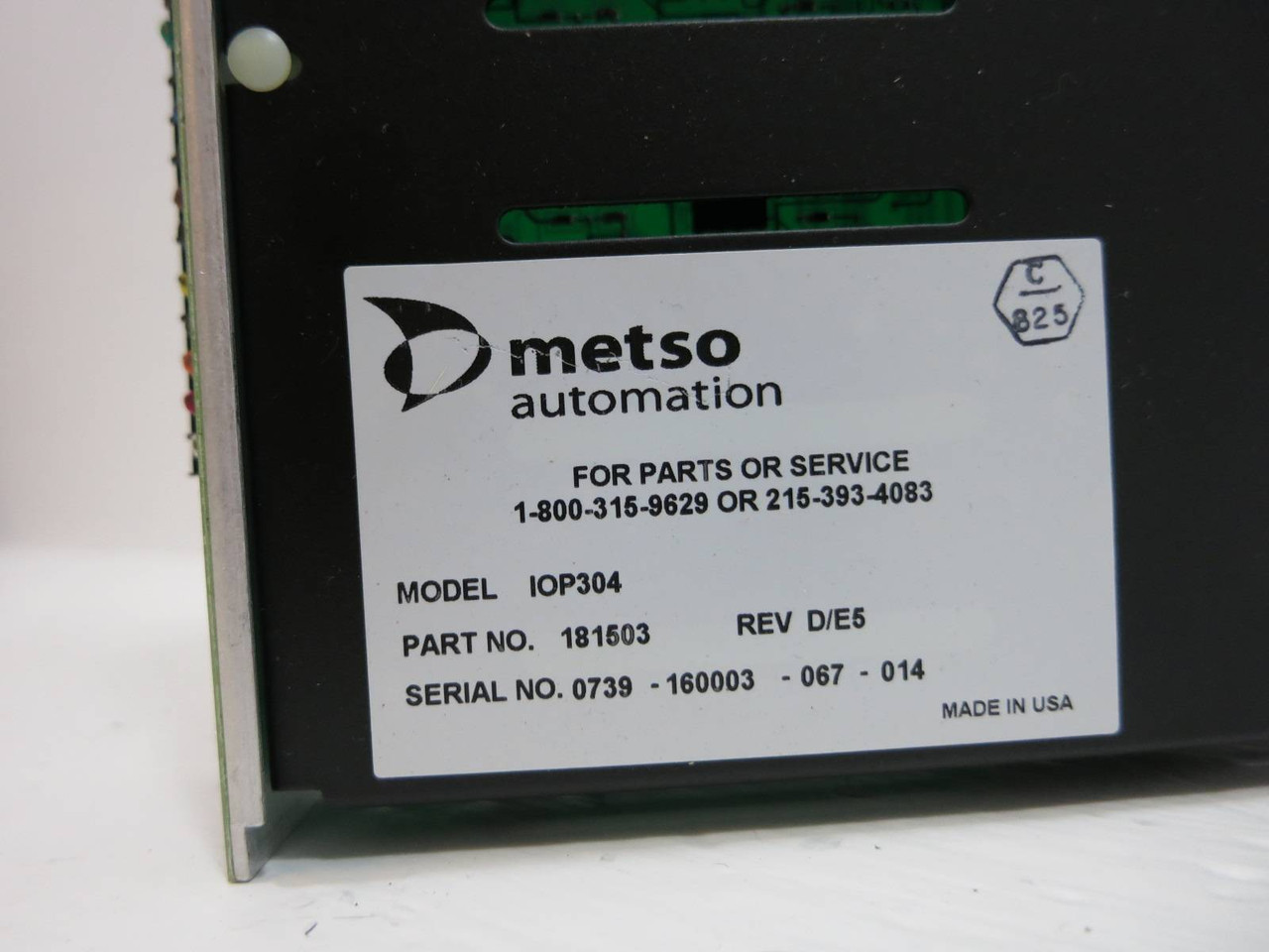 Valmet Metso Automation IOP304 181503 Rev D/E5 TC/Mv Input Module PLC IOP 304 In (NP2064-8)