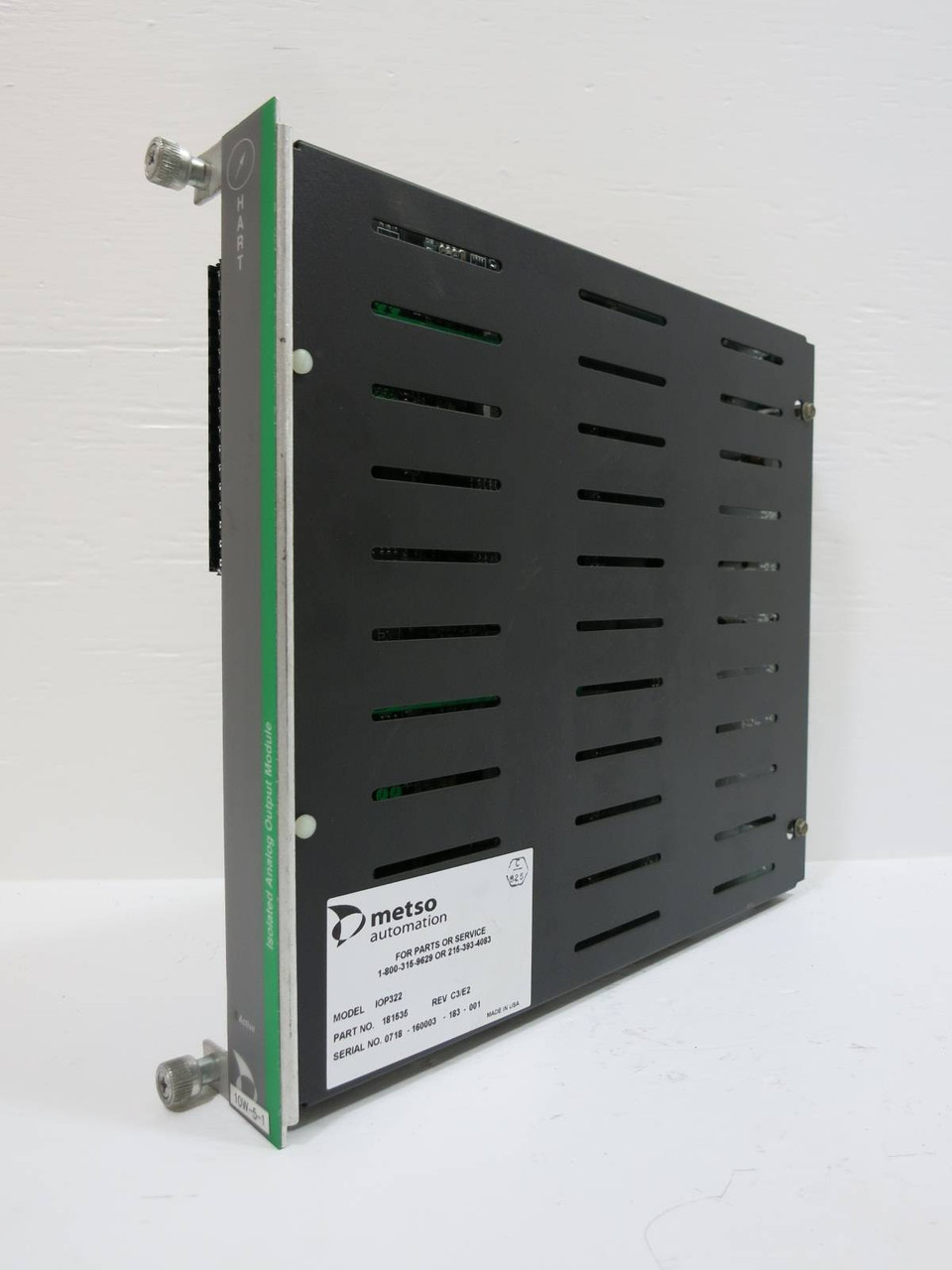Valmet Metso Automation IOP322 181535 Rev C3/E2 Isolated Analog Output Module (NP2070-1)