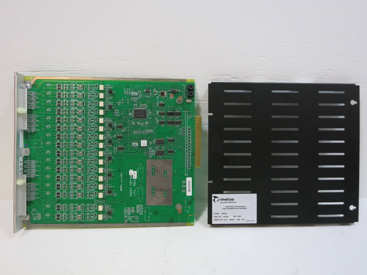 Valmet Metso Automation IOP332 181508 Rev B/B2 Digital Input Module AC/DC 120V (NP2075-18)