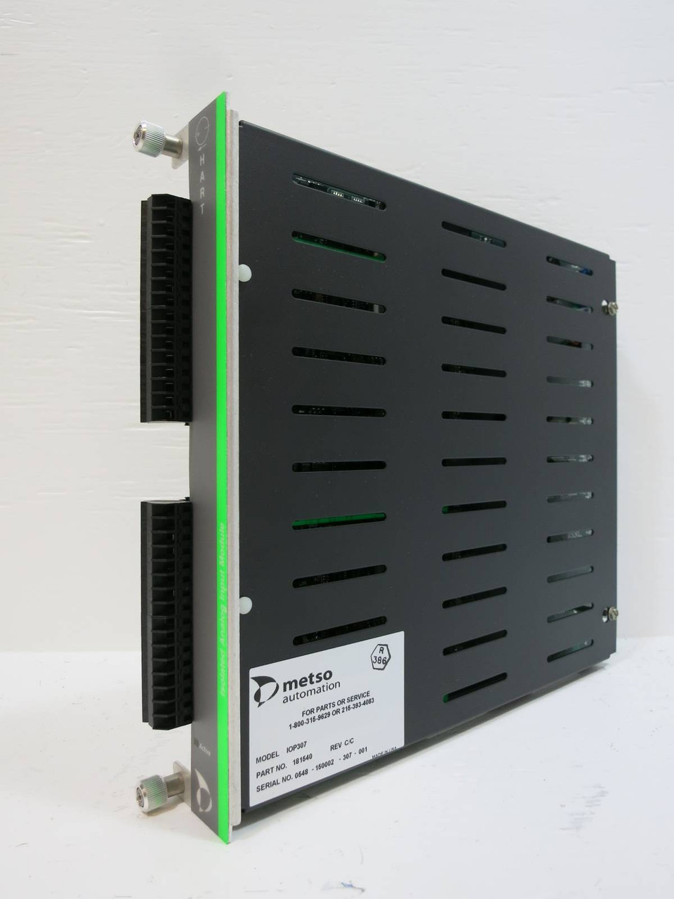 Image of Valmet Metso Automation IOP307 181540 Rev C/C Isolated Analog Input Module PLC