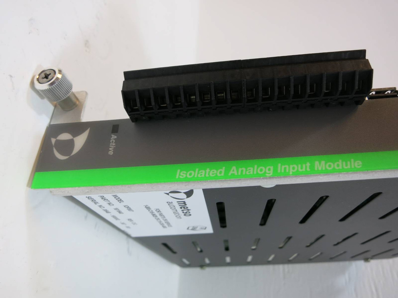 Valmet Metso Automation IOP307 181540 Rev C/C Isolated Analog Input Module PLC (NP2077-1)