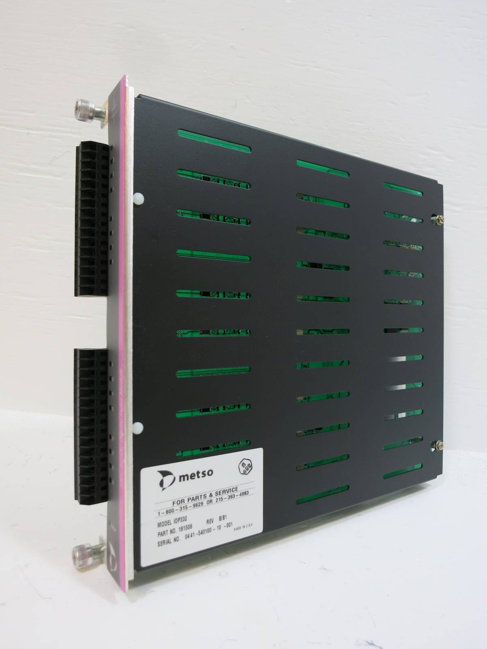 Valmet Metso Automation IOP332 181508 Rev B/B1 Digital Input Module AC/DC 120V (NP2080-1)