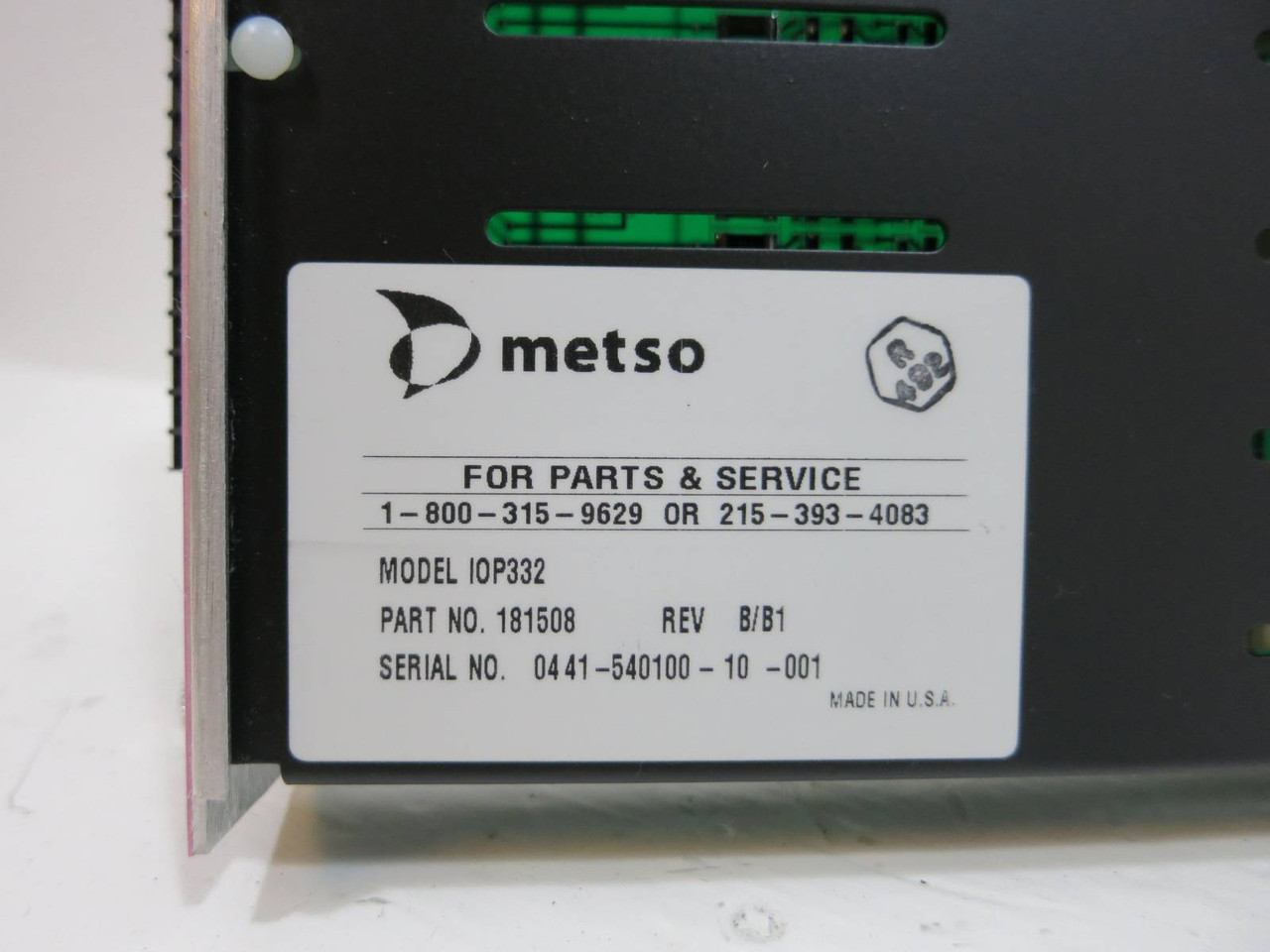 Valmet Metso Automation IOP332 181508 Rev B/B1 Digital Input Module AC/DC 120V (NP2080-1)