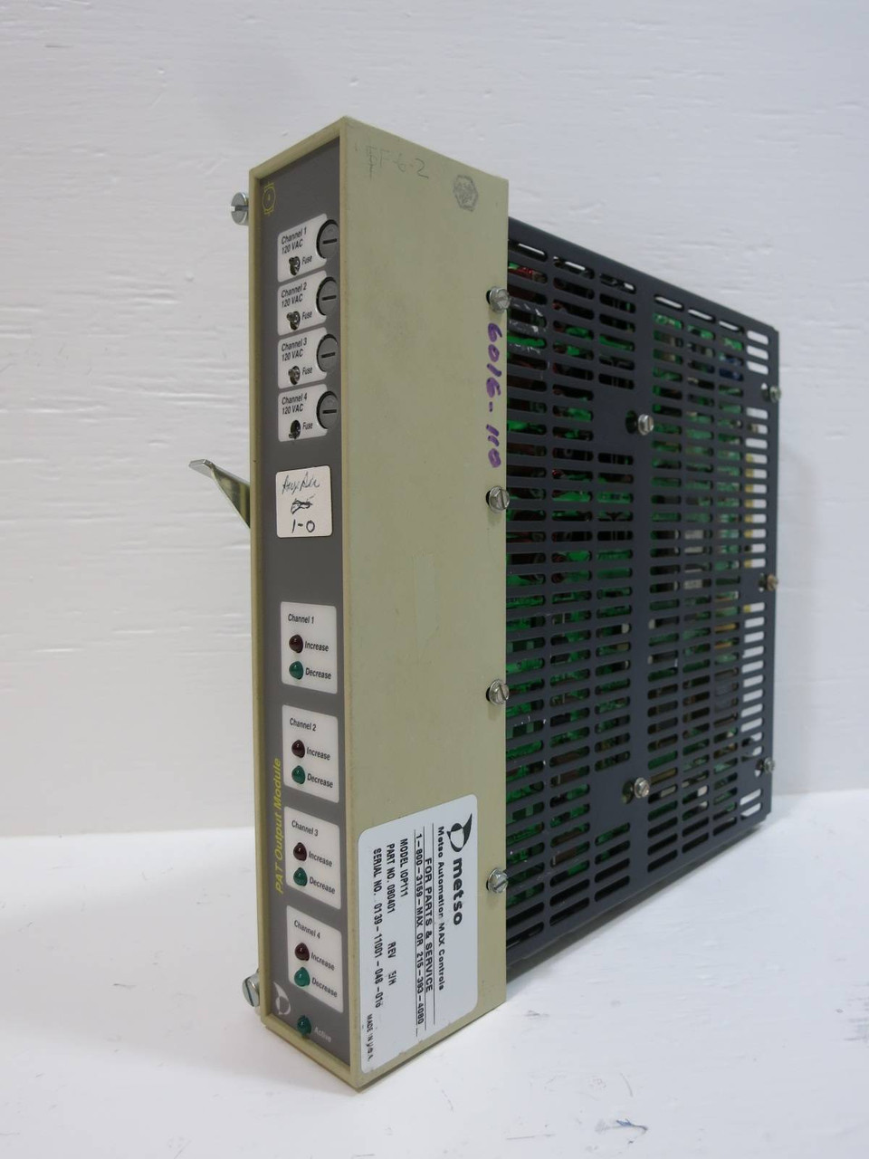 Image of Valmet Metso Automation IOP111 080401 PAT Output Module Rev E/H PLC IOP 111